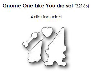 Ножі для скрапбукінгу Gnome One Like You craft dies 4 шт., Memory Box