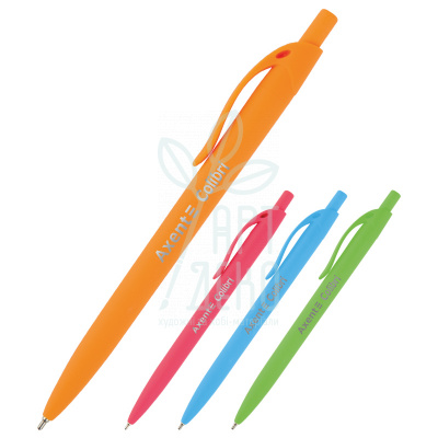 Ручка олійна автоматична Сolibri, 0,7 мм, синя, асорті кольорів, Axent