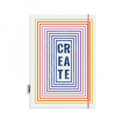 Скетчбук "Create", кольоровий, А5 (14,8х21 см), 150 г/м2, 60 л., Orner