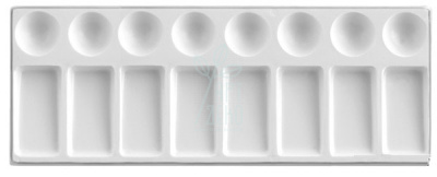 Палітра пластикова, прямокутна, 14 лунок, 11х30,5 см, D.K.ART & CRAFT