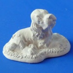 Статуетка Собака спаніель, 4х6х4 см, Україна