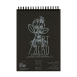 Альбом для рисунку AUTHENTIC, спіраль, чорний папір, А5 (14,8х21 см), 165 г/м2, 20 л., SMILTAINIS