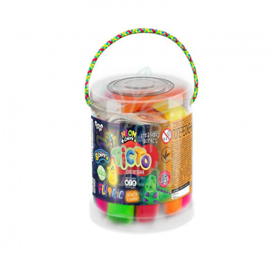 Набір тіста для ліплення "Fluoric", 8 кол., Danko Toys