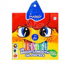 Набір пастелі олійної Bright & Smooth, 24 кол, Marco