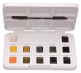 Набір акварельних фарб Van Gogh Pocket box Shades of nature, кювети+пензлик, 12 кол., Royal Talens