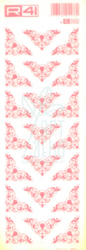 Перебивачка Вензель рожевий G5053, 9х25 см, Італія