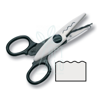 Ножицi фігурні Contour Scissors, Flow-сut, medium, Folia