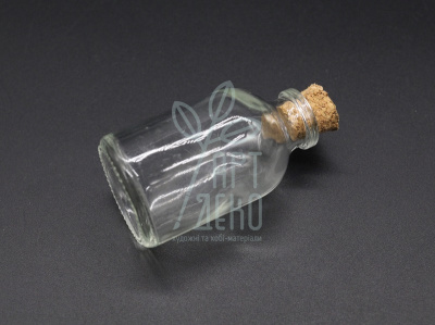 Пляшечка скляна, 36х63 мм, 32 мл, Китай