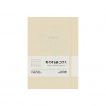 Блокнот, А5, PU, тверда палітурка, кремовий блок, лінійка, 80 г/м2, 96 л., Школярик