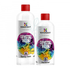 Смола епоксидна Crystal Resin (смола 1 л + затверджувач 0,5 л), ART Kompozit