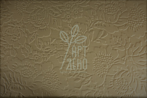 Папір текстурований, тиснений "Орнамент 10", бежевий, 13х18 см, Україна