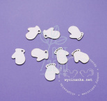 Набір чипбордів "Рукавички", 8 шт., Wycinanka