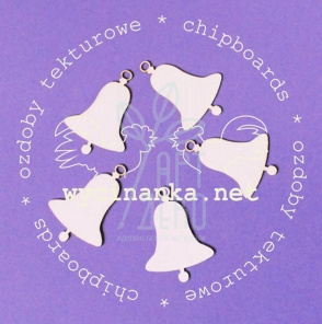 Набір чипбордів "Дзвіночки", 5 шт., Wycinanka