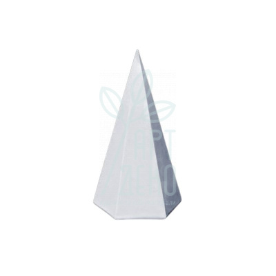 Гіпсова фігура "Піраміда шестигранна" (велика), 19х13х13 см, Україна