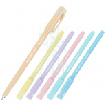 Ручка олійна Soft Pastel, 0,7 мм, синя, Axent