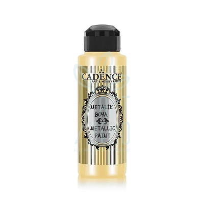 Фарба акрилова Metallic Paint, 120 мл, Золото, Cadence
