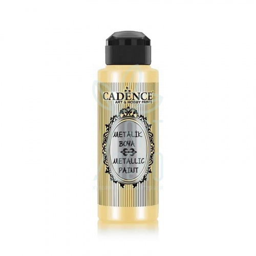 Фарба акрилова Metallic Paint, 120 мл, Золото, Cadence