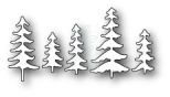 Ножі для скрапбукінгу Fresh Pine Trees craft dies 5 шт., Memory Box