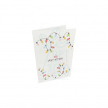 Листівка "Happy birthday" ліхтарики, 7х9,5 см, Україна