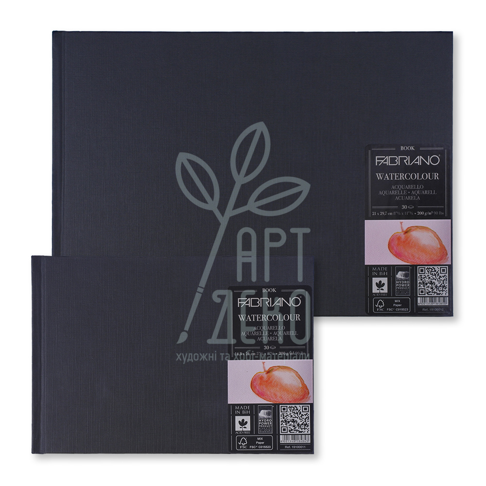 Альбом для акварелі Watercolour Book, 200 г/м2, 30 л., Fabriano