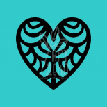 Заготовка "Серце ажурне", фанера, 5 см, Україна