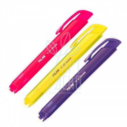 Гумка-ручка механічна Tri Jet, 12 см, Milan