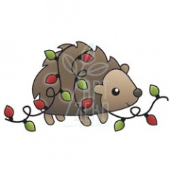 Штамп акриловий "Colors Of Christmas - Hedgehog", Imaginisce