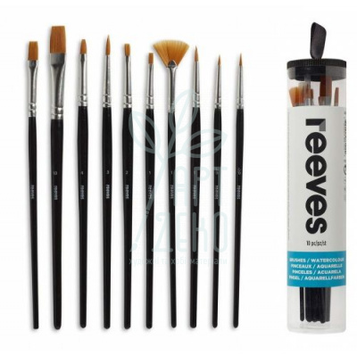 Набір пензлів для гуаші Watercolour Set, 10 шт., Reeves