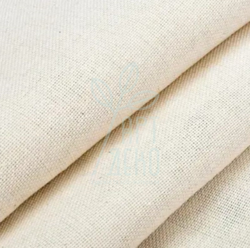 Полотно негрунтоване в рулоні, 1,5х13 м, середнє зерно, бавовна двонитка 100%, 360 г/м2, Україна