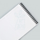 Блокнот-пленер Graph series, спіраль, А5 (14,8х21 см), 120 г/м2, 60 л., Scope