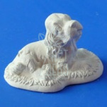 Статуетка Собака спаніель, 4х6х4 см, Україна