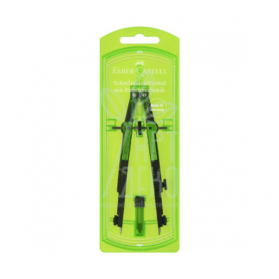 Циркуль Quick Set Compass, 340 мм, в футлярі, Faber-Castell