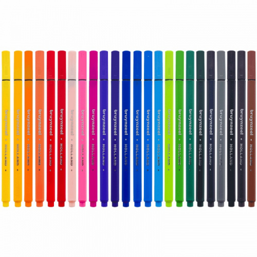 Набір лайнерів Fineliners, 24 кол., Bruynzeel