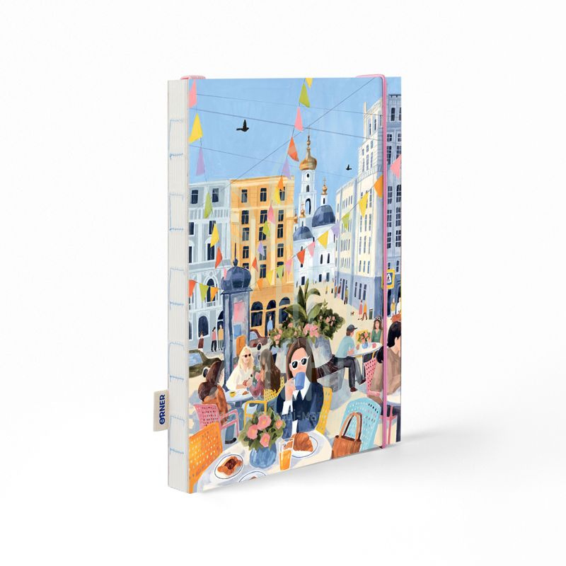 Скетчбук "Харків", А5 (14,8х21 см), 150 г/м2, 60 л., Orner