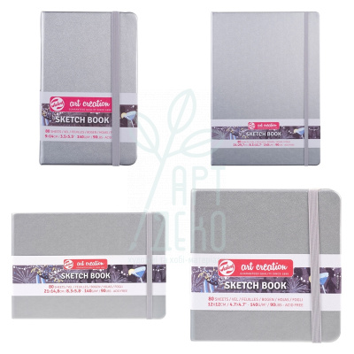 Альбом для графіки Talens Art Creation. Shiny Silver, 140 г/м2, 80 л., Royal Talens Альбом для графіки Talens Art Creation. Shiny Silver, 140 г/м2, 80 л., Royal Talens