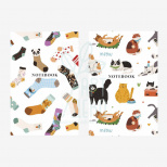 Блокнот для записів, А6 (10,5х14,8 см), клітинка, 70 г/м2, 80 л., Школярик