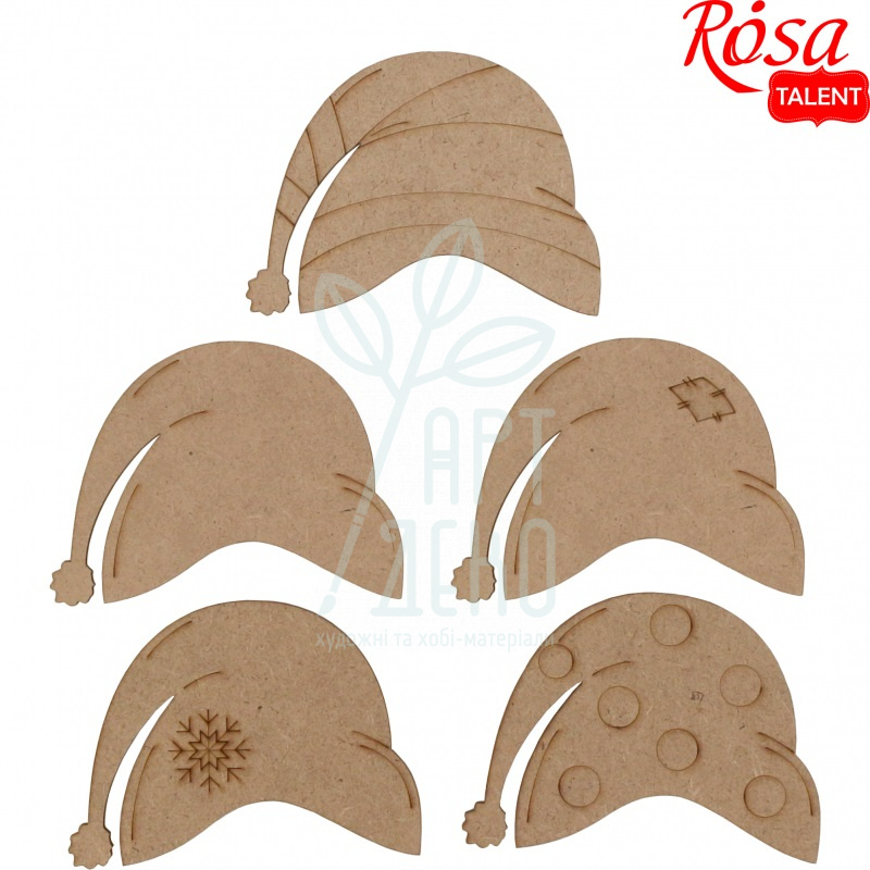 Заготовка на підставці "Гном святковий", МДФ, ДВП, 14х4х22 см, ROSA TALENT