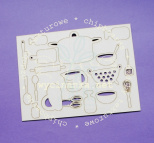 Набір чипбордів "Delicious!" 8, Wycinanka