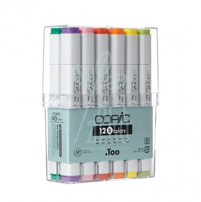 Набір маркерів Original Marker Set, Basic Colors, 12 шт., Copic