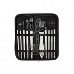 Набір пензлів Синтетика, в пеналі, 10 шт, Monet