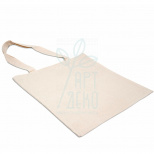 Еко-сумка, на замок, бязь, 38х42 см, ручки 60 см, Україна