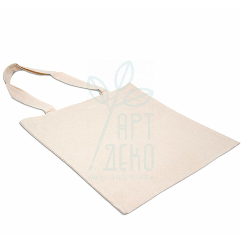 Еко-сумка, на замок, бязь, 38х42 см, ручки 60 см, Україна