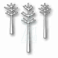 Ножі для скрапбукінгу Stick Trees Outline Craft Die, Poppystamps