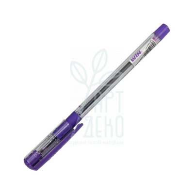 Ручка кулькова олійна Slog 0,7 мм, фіолетова, WIN