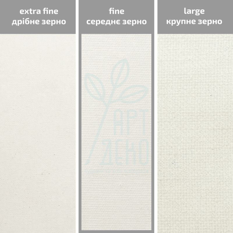 Підрамник, середнє зерно, акрил, італійська бавовна, Unico Light