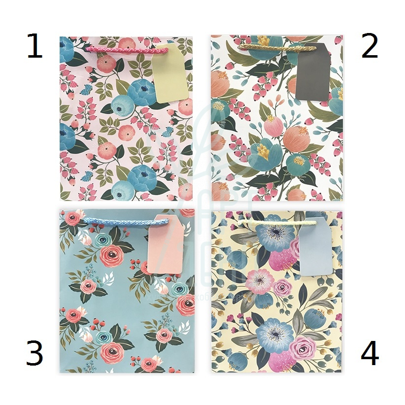 Пакет подарунковий, серія "Шипшина",  26х32х12,5 см, Україна