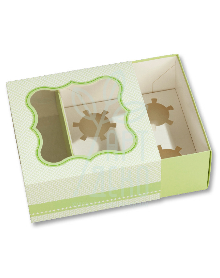 Набір коробок подарункових для мафінів, 20х20x10 см, No.1, 2 шт., Folia