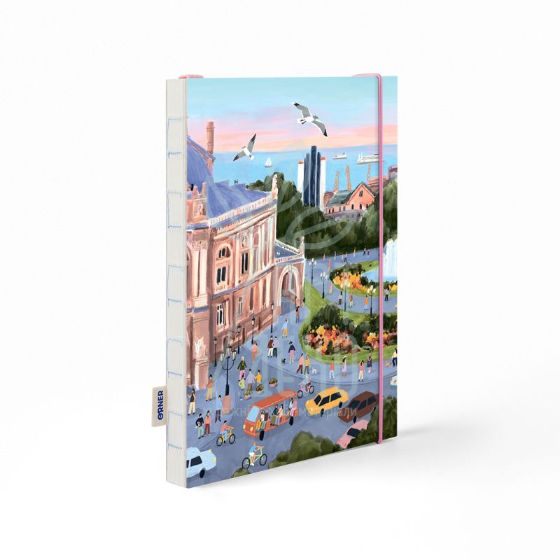 Скетчбук "Одеса", А5 (14,8х21 см), 150 г/м2, 60 л., Orner