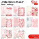 Набір дизайнерського паперу, двосторонній "Valentine's Mood" А4 (21х29,7 см), 200 г/м2, 8 л.,ROSA