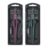 Циркуль Stream Quick Set 2023, 340 мм, в футлярі. Faber-Castell